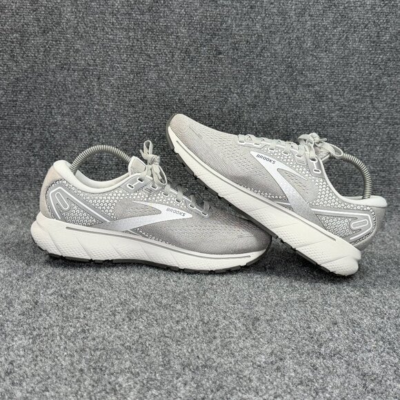 Brooks Ghost 14 Running Shoes Women's Size 9.5 Grey Athletic Training Sneakers - Picture 8 of 12